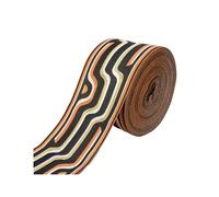 Garniture de ruban Jacquard, Ruban Jacquard 9 cm de large 25 mètres sangle polyester multicolore(9r25-4)
