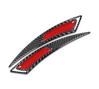 Garniture de sourcil de roue de voiture, Asudaro bande anti-collision de sourcil de roue de voiture en fibre de carbone bandes de protection universelles pour garde-boue de roue de voiture