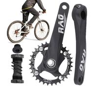 Garniture de vélo - Joint de vélo de route, garniture de vélo intégrée creuse en d'aluminium | Dents de couronne étroite et large en léger 3x6 pour usage extérieur