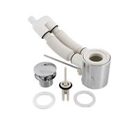 Garniture de vidage Ideal Standard Simply U avec trop-plein Ideal Flow Chromé N8326AA
