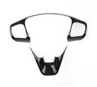 Garniture de volant de voiture for Ford Fiesta MK8 ABS style fibre de carbone ST couverture style bouton de commande cadre 2020 2019 2018 2017