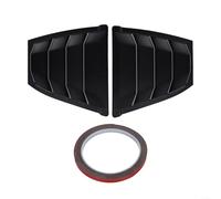 Garniture de volet de porte arrière en verre pour Mazda 3 Axela modèles 2014 à 2018, pièce de rechange pour fenêtre de porte arrière (noir mat)