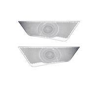 Garniture Décoration Couverture Haut-parleur Porte Arrière Automatique, Pour Mercedes Pour Benz Classe E Coupé W207 C207 2009-2016 Intérieur Automobile(Model B)