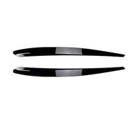 Garniture Décorative De Couvercle Sourcil Phare ABS Pour Superb Pour B8 2016-2019 Cadre Sourcil Antibrouillard(Glossy Black)
