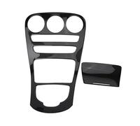 Garniture Décorative De Panneau De Console Centrale En Fibre De Carbone ABS 2 Pièces Accessoires Pour Classe C Pour W205 Pour GLC Pour X253 Autocollants Décoratifs Tableau Bord