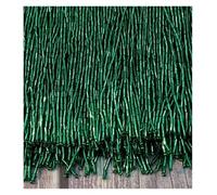 Garniture décorative en cristal 15 cm 30 avec strass for robes, vêtements de danse dentelle et, garniture perles verre, franges à pompons(C312 Green,30CM x 1Yard)