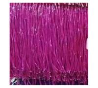 Garniture décorative en cristal 15 cm 30 avec strass for robes, vêtements de danse dentelle et, garniture perles verre, franges à pompons(C329 Rose,15CM x 5Yard)