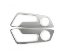 Garniture décorative Pour A6 C8 2019-2022 Panneau Décoratif De Réglage De Siège Auto(Argent)