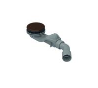 Garniture d'écoulement BetteSolid 30, latéral, débit d'écoulement 0,6 l/s, avec BetteAntidérapant Pro S, B597-430AY, Couleur: café