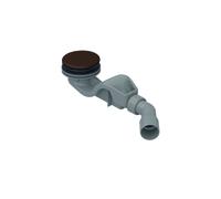 Garniture d'écoulement BetteSolid 50, latéral, débit d'écoulement 0,6 l/s, avec BetteAntidérapant Pro S, B598-430AY, Couleur: café