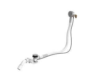 Garniture découlement et de trop-plein LAUFEN, avec fonction darrivée deau, pour baignoire, pour Il Bagno Alessi/Palomba/Pro S, H2951490040001, Couleur: chrome