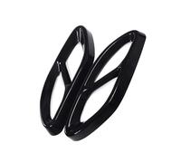 garniture d'embout queue 2 Embouts D'échappement Noirs Et Argentés, Compatible Avec Benz Pour C-Class W205 Pour Coupe 2015 2016 2017(Black)