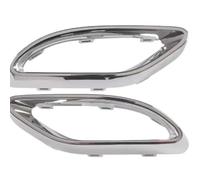 garniture d'embout queue 2 Enjoliveurs De Pot D'échappement Arrière Gauche Et Droit 2058852221 2058852321 Compatible Avec Benz Pour W205 A220 E350 W213 W253 W177 W238