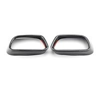 garniture d'embout queue 2 Pièces Cache-embout D'échappement Pour Voiture Compatible Avec X6 F16 2015 2016 2017 2018 2019(Carbon Fiber)