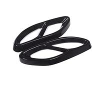 garniture d'embout queue 2 Pièces, Enjoliveurs Décoratifs Pour Sorties D'échappement Gauche Et Droite, Compatible Avec Benz Pour GLE W166 GLS X166.(Black)