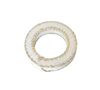 Garniture d'étanchéité tressée mixte en fibre PTFE blanche - 10 pièces. Matériau d'étanchéité résistant à l'usure for conditions extrêmes.(OD78*ID58*10mmT)