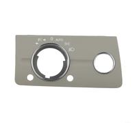 Garniture d'interrupteur de phare pour Mercedes-Benz W211 E230 E280 2003-2008, ABS + PC, plaque décorative de contrôle de l'éclairage intérieur, conduite à gauche uniquement, gris