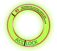 Garniture du bouton de démarrage - Rétroéclairage de voiture, allumage sans clé, anneau décoratif intérieur | Autocollant de couverture de protection, de clé fluorescente pour les utilisateurs