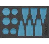 Hazet 163-245L 163-245L Insert en mousse (L x l) 172 mm x 114 mm