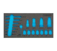Garniture en mousse souple à 2 composants Hazet 163-336L 163-336L