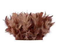 Garniture en Plumes pour Vêtements Artisanat Couture Décoration, 2m Fluffy Plume de Dinde Garniture pour Artisanat Costume Robe Chapeau DIY Accessoires