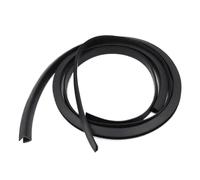 Garniture en U pour bord de verre Bande de bord en caoutchouc noir, Section U, joint, bouclier, largeur intérieure 0.5mm-12mm, 1/2/3/5/10 mètres(5x9x11mm Round,1 Meter)