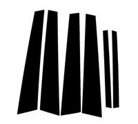 Garniture Fenêtre Porte Compatible Avec BMW Pour E46 Berline 4 Portes 1998, 1999, 2000, 2001, 2005 Autocollants Décoratifs Pour Montants De Porte Vitres Latérales, Noir Brillant