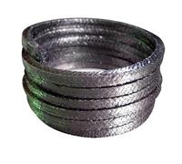 Garniture flexible tressée en graphite for pompes et vannes - 10 x 10 mm et 8 x 8 mm, longueur 2 m, autolubrifiante(8mmx2m)