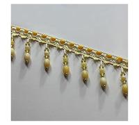 Garniture Franges Perles Rideau en dentelle perlée acrylique 1M, couture, franges, ruban de rembourrage, garniture, bricolage for accessoires décoration(Color 5)