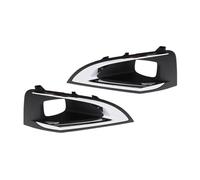 Garniture grille lampe antibrouillard Grille Protection Phare Antibrouillard Pare-chocs Avant Cadre Phare Antibrouillard Pour Peugeot 3008 P84 2016 2017 2018 2019 9817136777 Lampe antibrouillard voitu