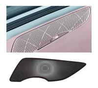 Garniture Haut-Parleur Voiture pour MG7 2022 2023 Haut-parleurs De Portière Voiture Cache Décoration Stéréo Garniture Audio(J-Black)