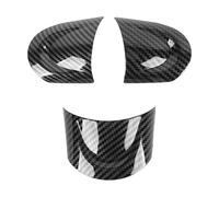 Garniture Intérieure Autocollant Compatible Avec Mini Pour Cooper R54 2007 2008 2009 2010 2011 2012 2013 3 Pièces/ensemble Autocollants Pour Volant De Voiture