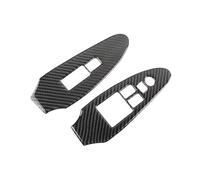 Garniture Intérieure Autocollant Compatible Avec Nissan 370Z Z34 2009-2020 2021 2023 2024 2 Pièces Panneau Commande Lève-vitre Voiture Accessoires Garniture Couverture(Type B RHD)