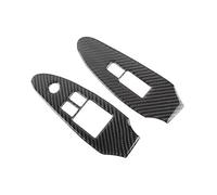 Garniture Intérieure Autocollant Compatible Avec Nissan 370Z Z34 2009-2020 2021 2023 2024 2 Pièces Panneau Commande Lève-vitre Voiture Accessoires Garniture Couverture(Type A LHD)