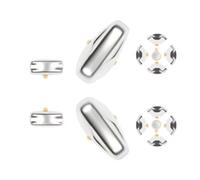 Garniture Intérieure Compatible Avec Pour Taycan 2019 2020 2021 2022 2023 Avant Arrière Voiture Pour Siège Bouton Réglage Couverture Paillette Garniture Autocollant(12pcs Rear Seat Set)