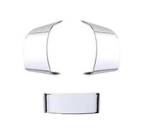 Garniture Intérieure Compatible Avec VW Pour Jetta 5 Pour Golf 5 Pour Passat B6 2005-2010 Couverture Décorative Volant Voiture Patch Protecteur(Silver)