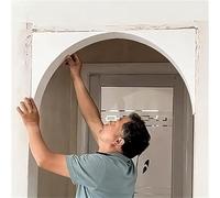 Garniture Intérieure De Moulures, Kit Demi-cercle, Arc En Mousse Précourbé, Garniture De Porte, Kit De Moulage, Bricolage, Plusieurs Tailles, Paquet De 2(10x35x35cm/3.9x13.8x13.8")