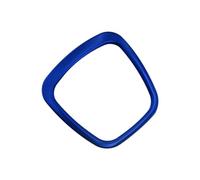 Garniture Intérieure Pour A3 A4 A6 A7 A8 Q5 Q7 Pour Accessoires Intérieurs Autocollants Logo Couverture Décoration Badge Volant Voiture(Blue)