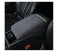 Garniture intérieure Pour A4 2009 2010 2011 2012 2013 2014 2015 2016 Boîte D'accoudoir Cuir Commande Centrale Housse Protection Accessoires D'intérieur Voiture Voiture Interieur Garniture(Suede red th