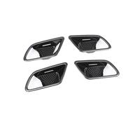 Garniture intérieure Pour Benz W177 C118 Pour CLA Classe A 2019 2020 2021 Intérieur Poignée Porte Garniture Couverture Couleur Fibre Carbone Décoration Cadre Poignée Porte Couverture Garniture(Door Bo