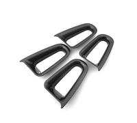 Garniture intérieure Pour Benz W177 C118 Pour CLA Classe A 2019 2020 2021 Intérieur Poignée Porte Garniture Couverture Couleur Fibre Carbone Décoration Cadre Poignée Porte Couverture Garniture(Door Ha