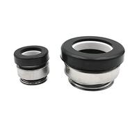 Garniture mécanique, paquet de 2, for arbres de 8 à 19 mm, série 301 | Bague d'étanchéité de performance fiable de construction en céramique durable de carbone(301 19)