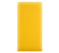 Garniture Murale adhésive, tête de lit capitonnée Murale, Panneaux muraux Jaunes 3D pour lit Queen Size, décoration Murale intérieure élégante, Installation Facile, 30 x 80 cm