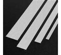 Garniture Murale Auto-adhésive En Acier Inoxydable, Bande De Moulage En Métal Flexible 3m, Ruban Décoratif à Décoller Et à Coller Pour Plafond, Bord (Size:6cm Width (2.36 inch),Color:Argent brossé)