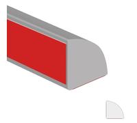 Garniture Murale Autocollante,Plinthe pvc,Moulure Plafond,Moulure Decorative,Moulure Quart de Rond,Moulure Adhesive,Pour les murs,les comptoirs,les sols,les bords d'armoires.(3mgris)