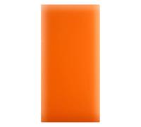 Garniture Murale, Tête de lit Murale capitonnée Orange - Panneaux 3D adhésifs pour Lits Queen Size, Décoration Murale intérieure élégante, 30 x 80 cm, Installation Facile, Design Moderne