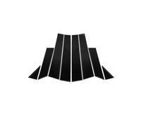 Garniture noire pour pilier de portière de voiture N&issan Murano Z51 MK2 2009-2014 - Autocollants de protection