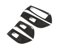Garniture Panneau Automobile Pour Mercedes Pour Benz W213 2016-2022 LHD ABS Style Carbone Garniture Voiture Fenêtre Interrupteur Panneau Bouton Cadre Couverture