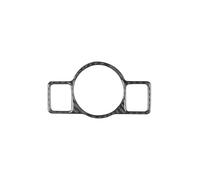 Garniture panneau commande Autocollant En Fibre Carbone Véritable Souple Pour Tableau Bord Pour VW Pour Passat B6 2006-2011