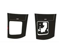 Garniture Panneau Commande Autocollant Intérieur Voiture pour Mazda 3 2010-2015 Film Protection pour Boîte Vitesses Autocollant Panneau Vitesses Fibre Panel Cover Trim(Matt Shine Black)